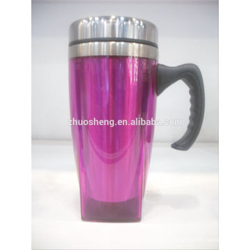 ventas por mayor venta caliente colores acero inoxidable doble pared coche taza libre de BPA